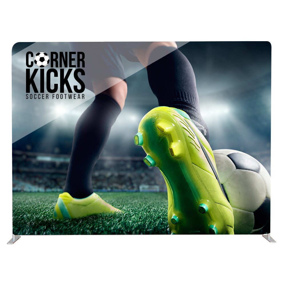 10 ft. EZ Stand Straight — Single Sided Graphic Package with White Back Fabric